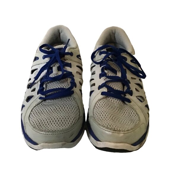 NIKE DUAL FUSION RUN 2 MEN'S WHITE BLUE WALKING RUNNING SHOES MEN'S SIZE 11 - Picture 3 of 6